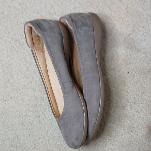 Suede Naturalizer 'Flexy' Slip-on Flat In Gray - 7.5 - Picture 5 of 9